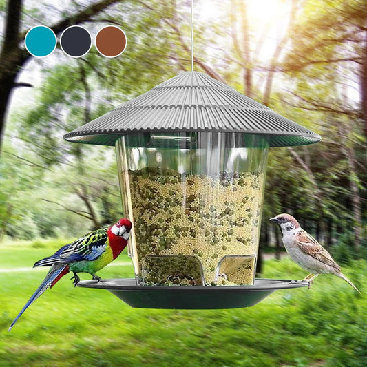 Multi-Hole Hanging Nut Bird Feeder — 3 Colors