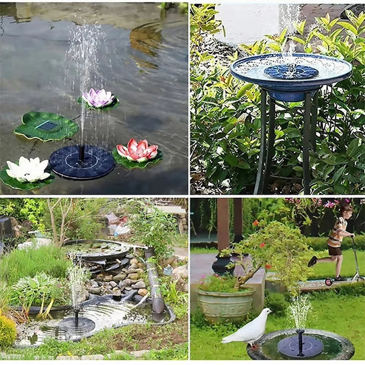 Solar Floating Bird Bath Fountain